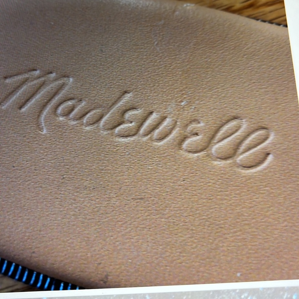 Madewell The Tracie Crisscross Slide Sandal in Snake Embossed Leather 9 - Picture 5 of 8